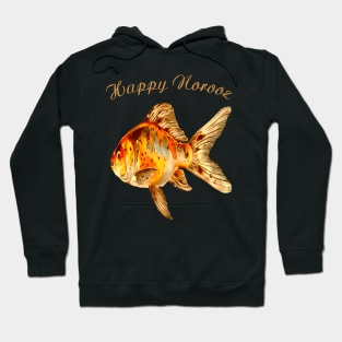 Elegant Happy Norooz Goldfish Cat New Year Hoodie